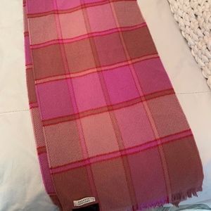 Barneys New York Plad Acrylic Scarf